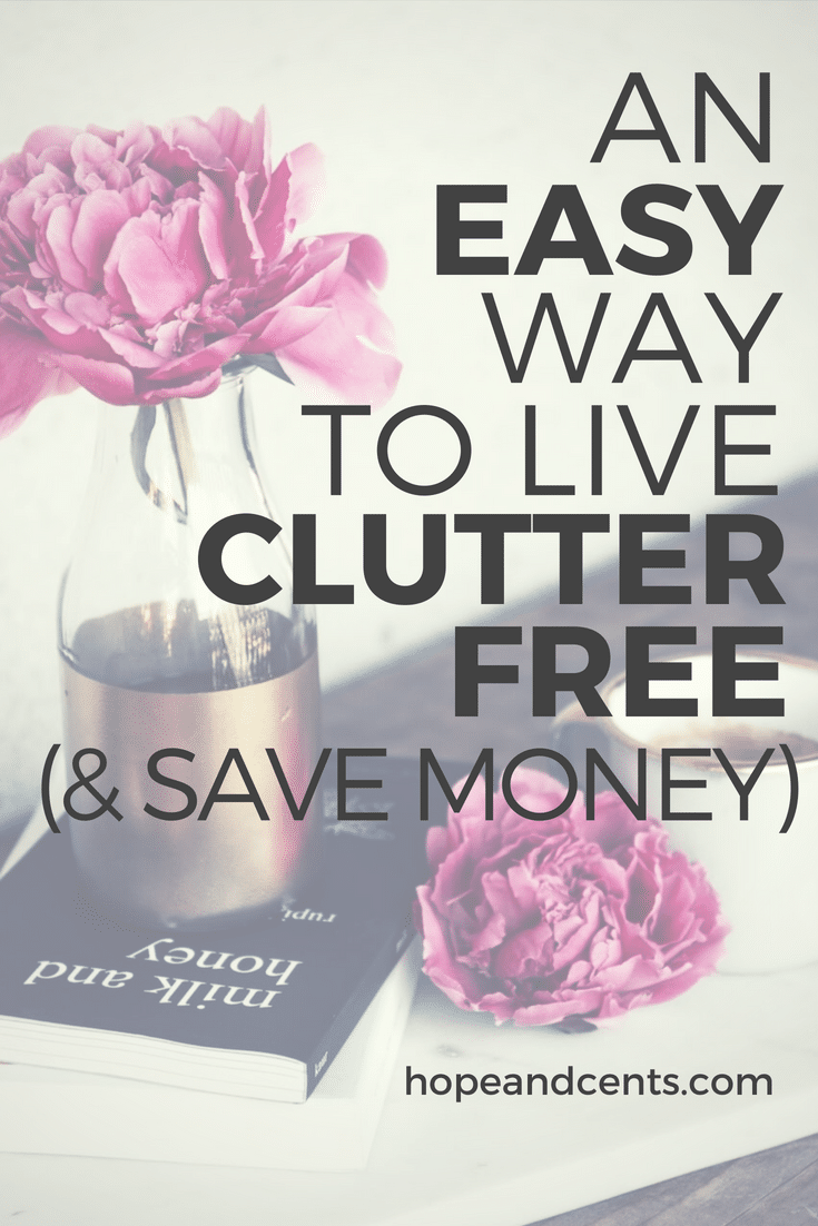 An Easy Way to Live Clutter-Free (And Save Money)